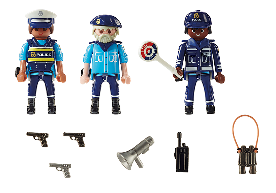 Ensemble de figurines - Policiers