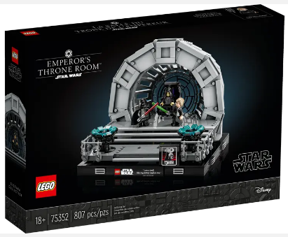 Lego Star Wars - Diorama Salle du Trône de l'Empeureur 75352