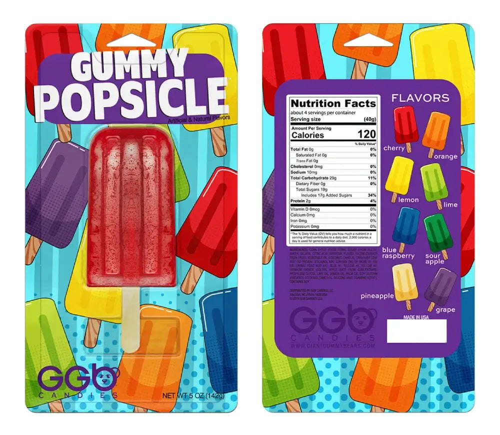 Popsicle gummy 142g