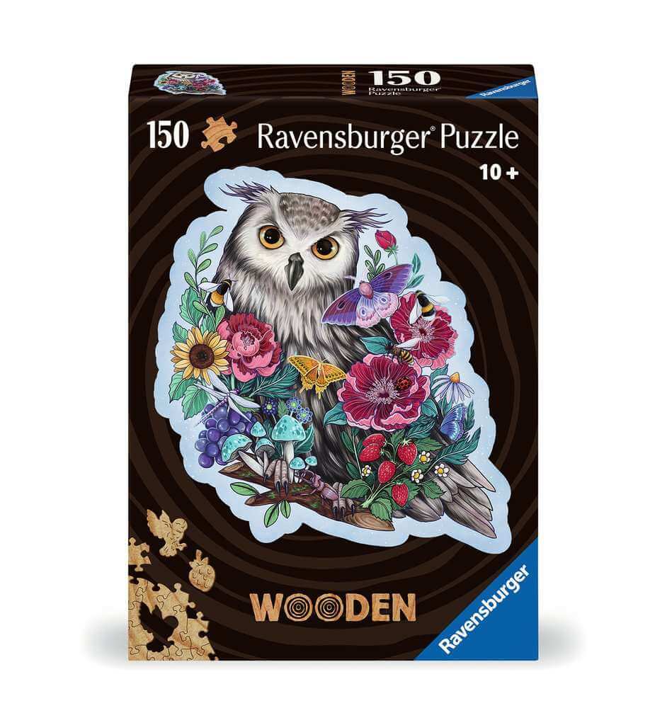 Owls Wooden Puzzle 150 pieces Ravensburger