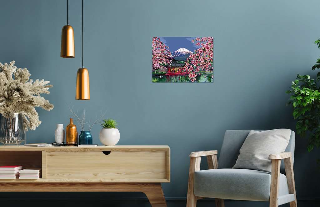 CreArt Painting by numbers - Japanese cherry blossom