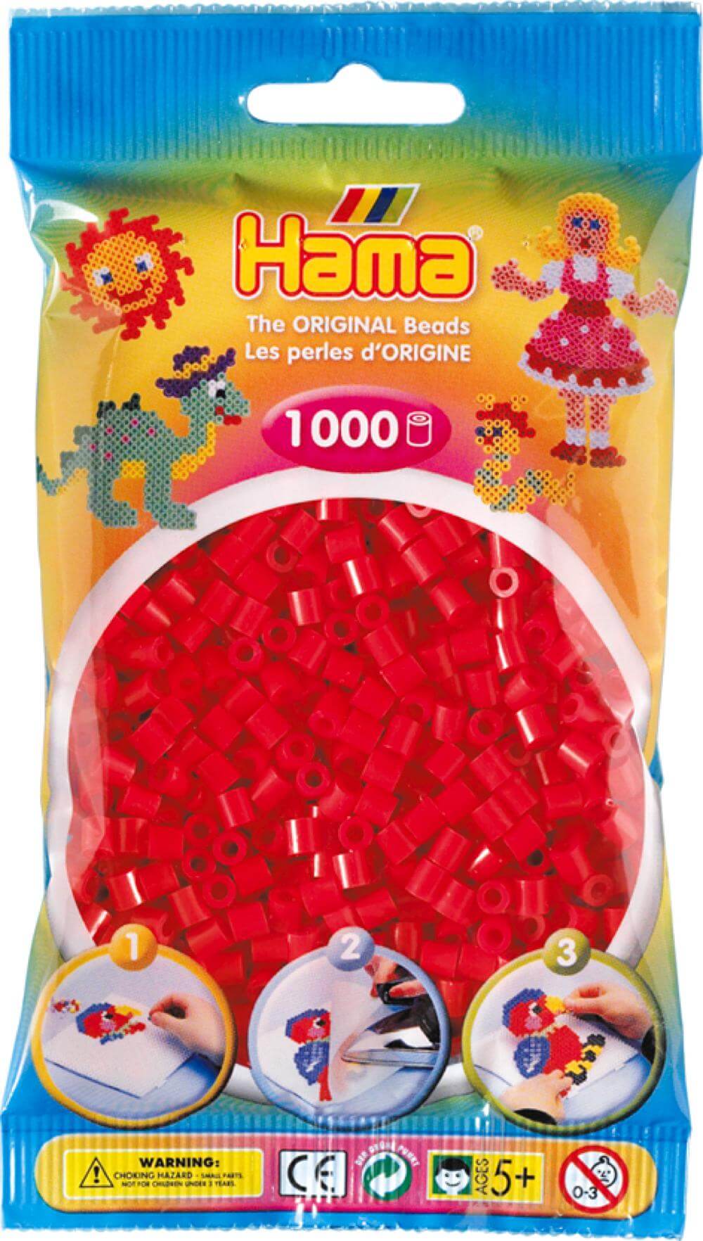 Red in a Hama bag