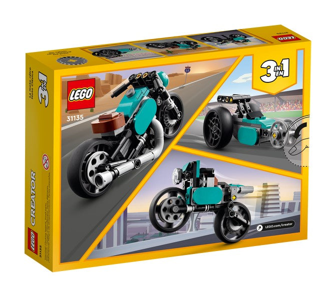 Moto ancienne 8 ans +, jeux de construction - Lego
