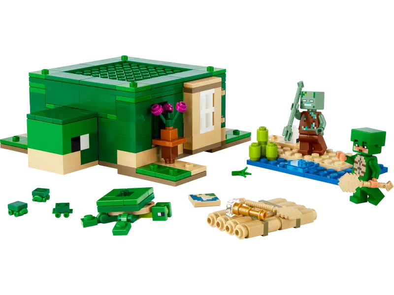 Maison plage tortue Lego