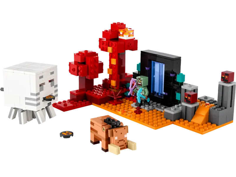 Embuscade portail Nether Lego