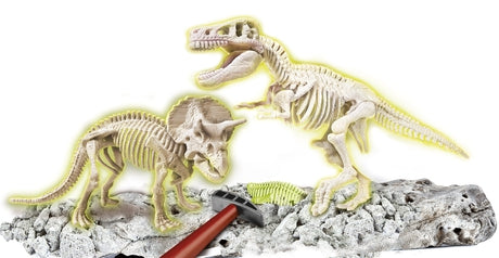 Archéo-ludic T-Rex & Tricératops