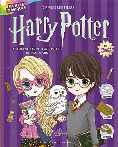 Le monde des sorciers le grand livre d'activités, Harry Potter -  Gallimard Jeunesse