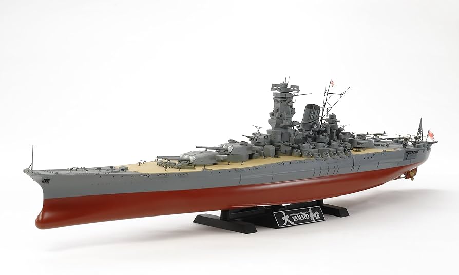 Tamiya Yamato japanese battleship scale model
