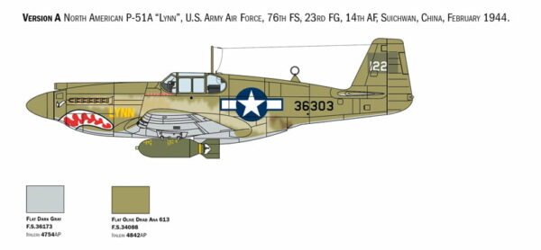 Italeri P-51A Mustang Scale model