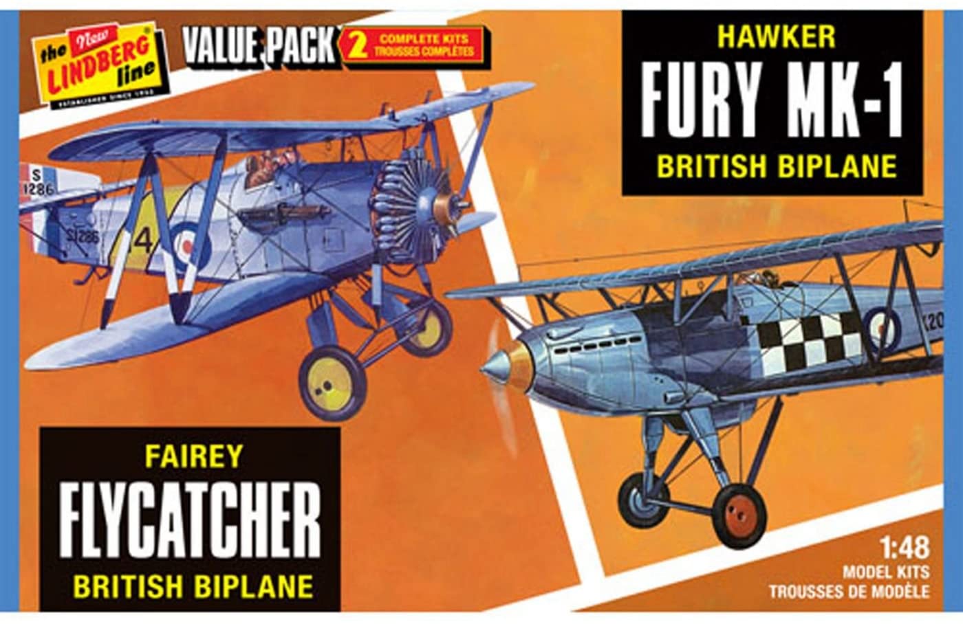 Fairey Flycatcher et Fury MK-1