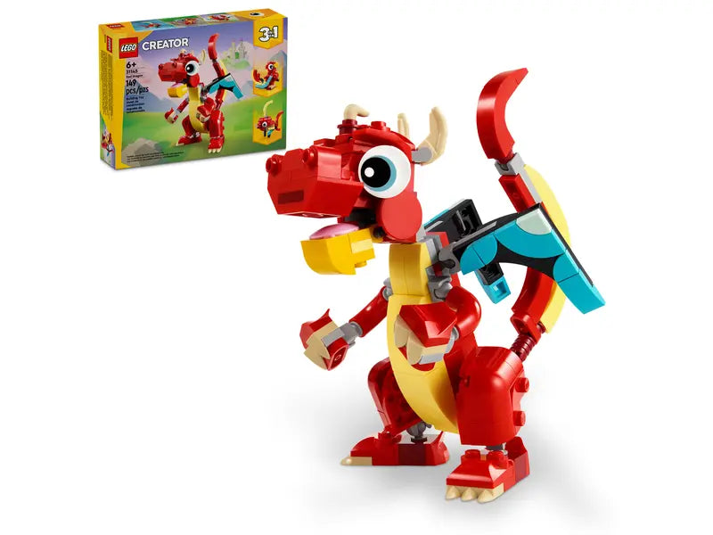 Dragon rouge Lego