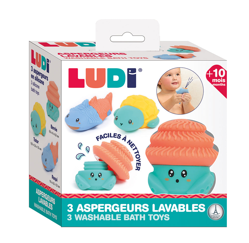 3 washable bath sprayers - Ludi
