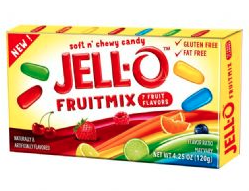 Jell-o Fruits Mix 7 saveurs 120g