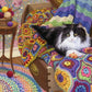 Comfortable cat - 1000 pieces