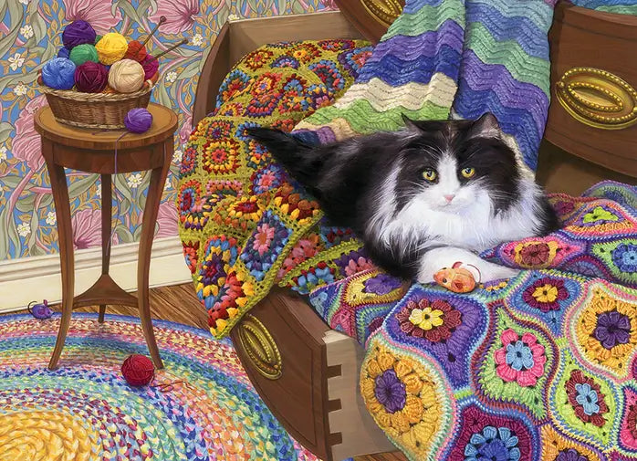 Comfortable cat - 1000 pieces