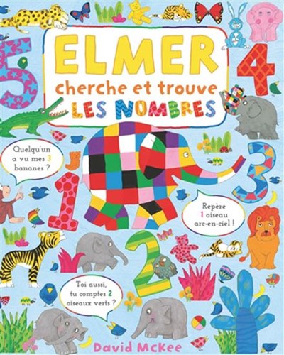 Elmer, Cherche et Trouve les nombres - Kaleidoscope
