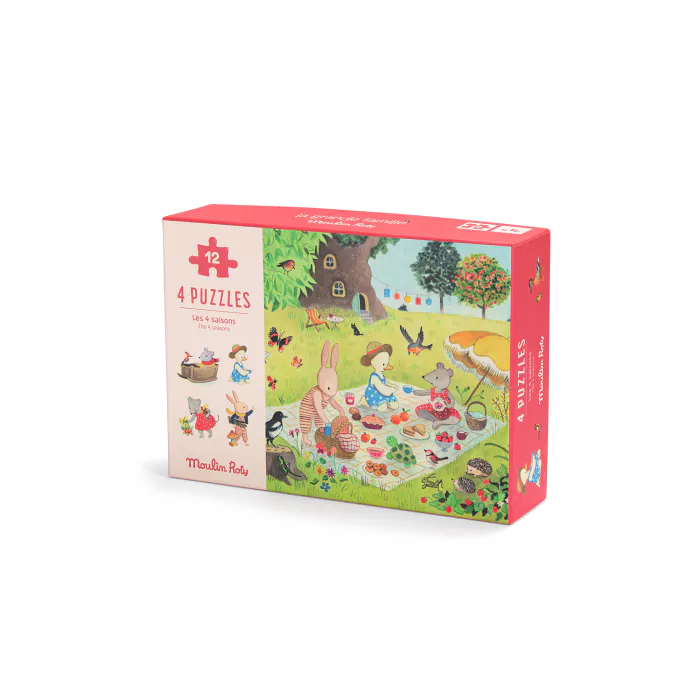Puzzle 4 saisons 4x12 - Moulin Roty