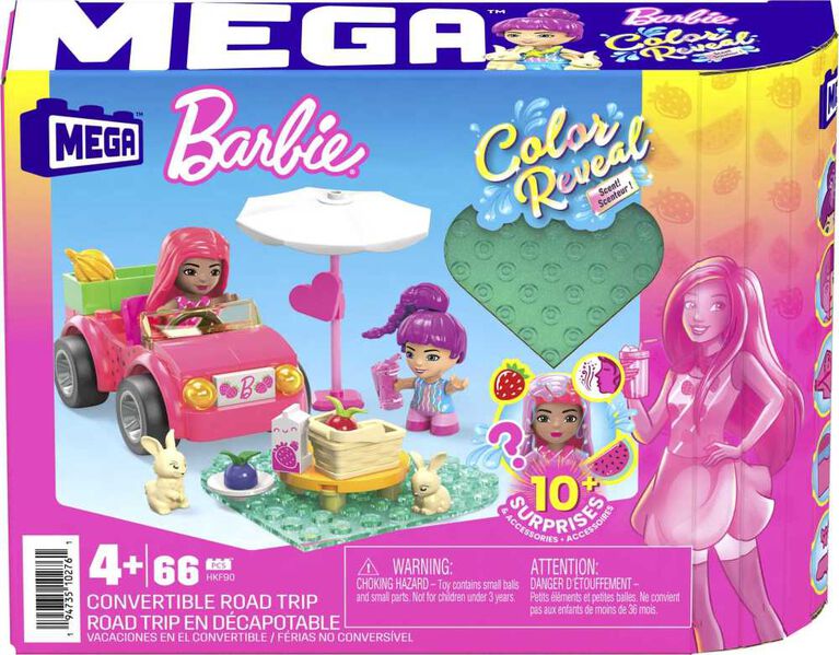 Mega Construx Barbie - Color Reveal : Décapotable