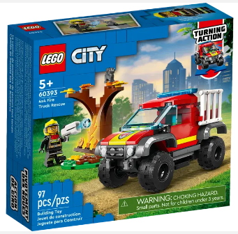 Lego City - Camion de Pompier Tout Terrain 60393