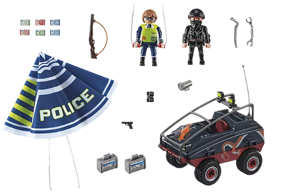 Playmobil - Policier Parachutiste 70781