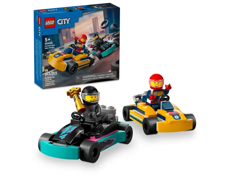 Karts et pilotes de course Lego