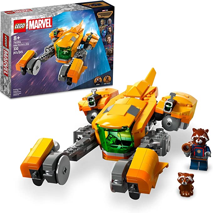 Lego Marvel vaisseau de bébé Rocket