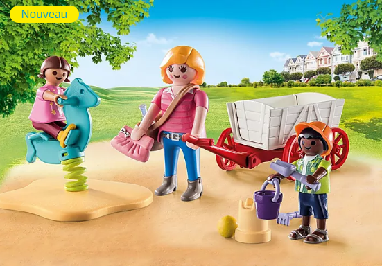 Playmobil - Nourrice avec enfant Starter Pack