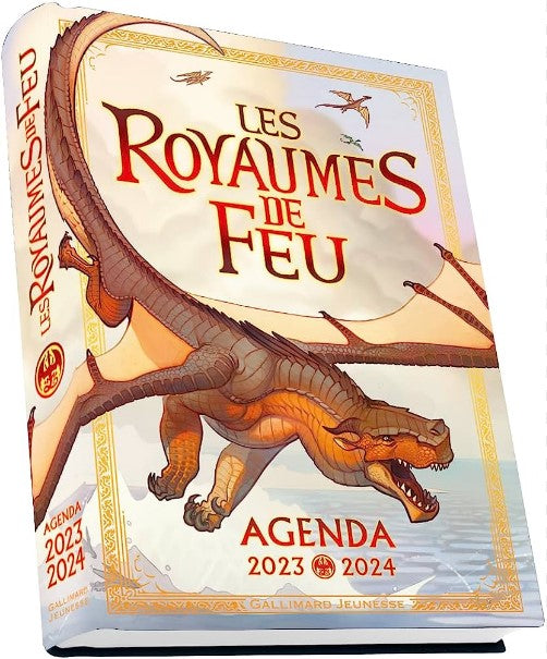 Agenda 23/24 les royaumes de feu - Gallimard Jeunesse Éditions