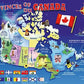 Carte de Canada 100 pièces