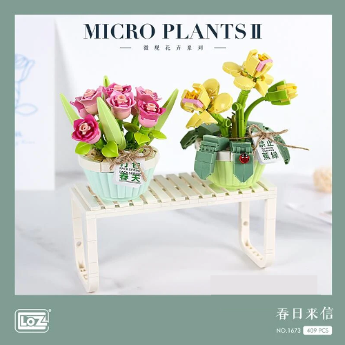 Blocs Micro Plants - Tulipe et Orchidée