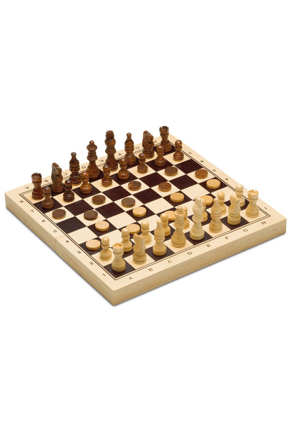3 en 1- Les échecs, les dames et le backgammon