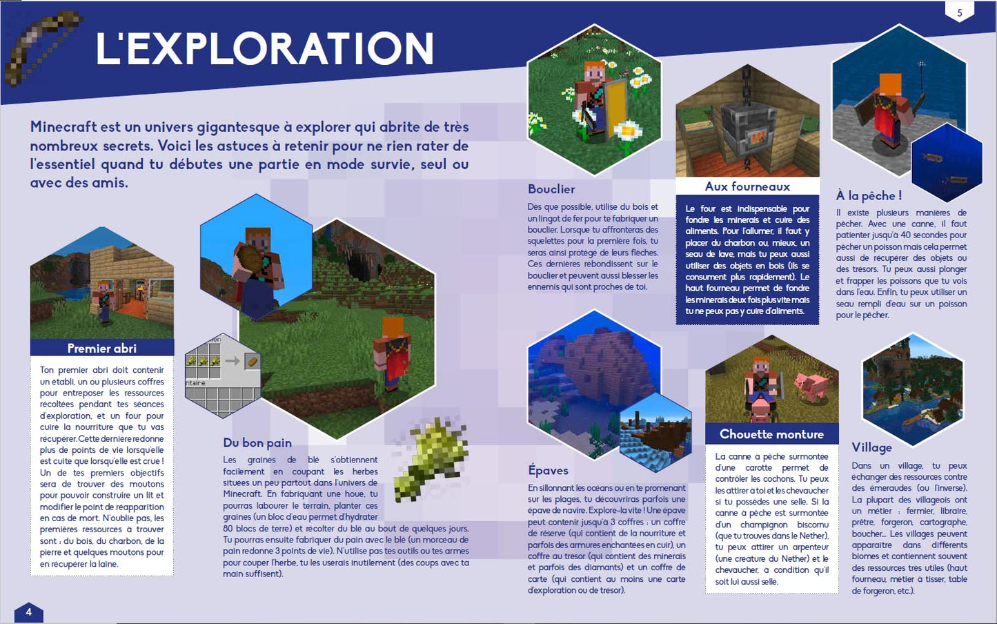 Minecraft Le grand livre des trucs et astuces