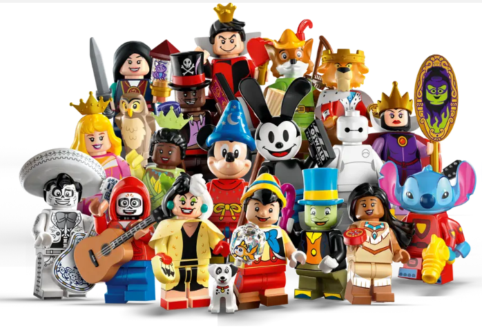 Lego Disney - Ensemble de 6 Minifigurines Disney 66734