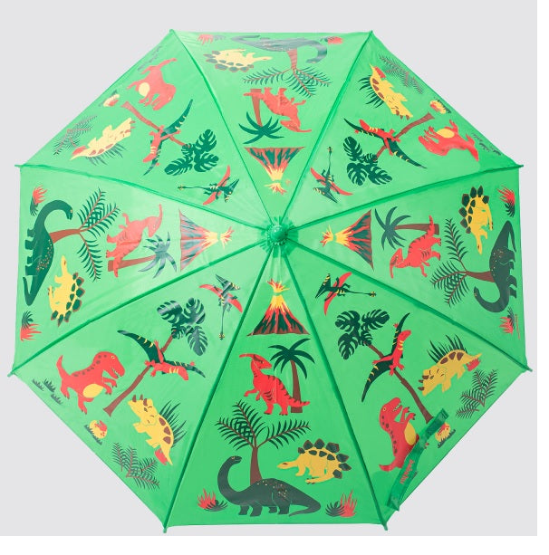 Parapluie pour Enfants - Dinosaures/Vert