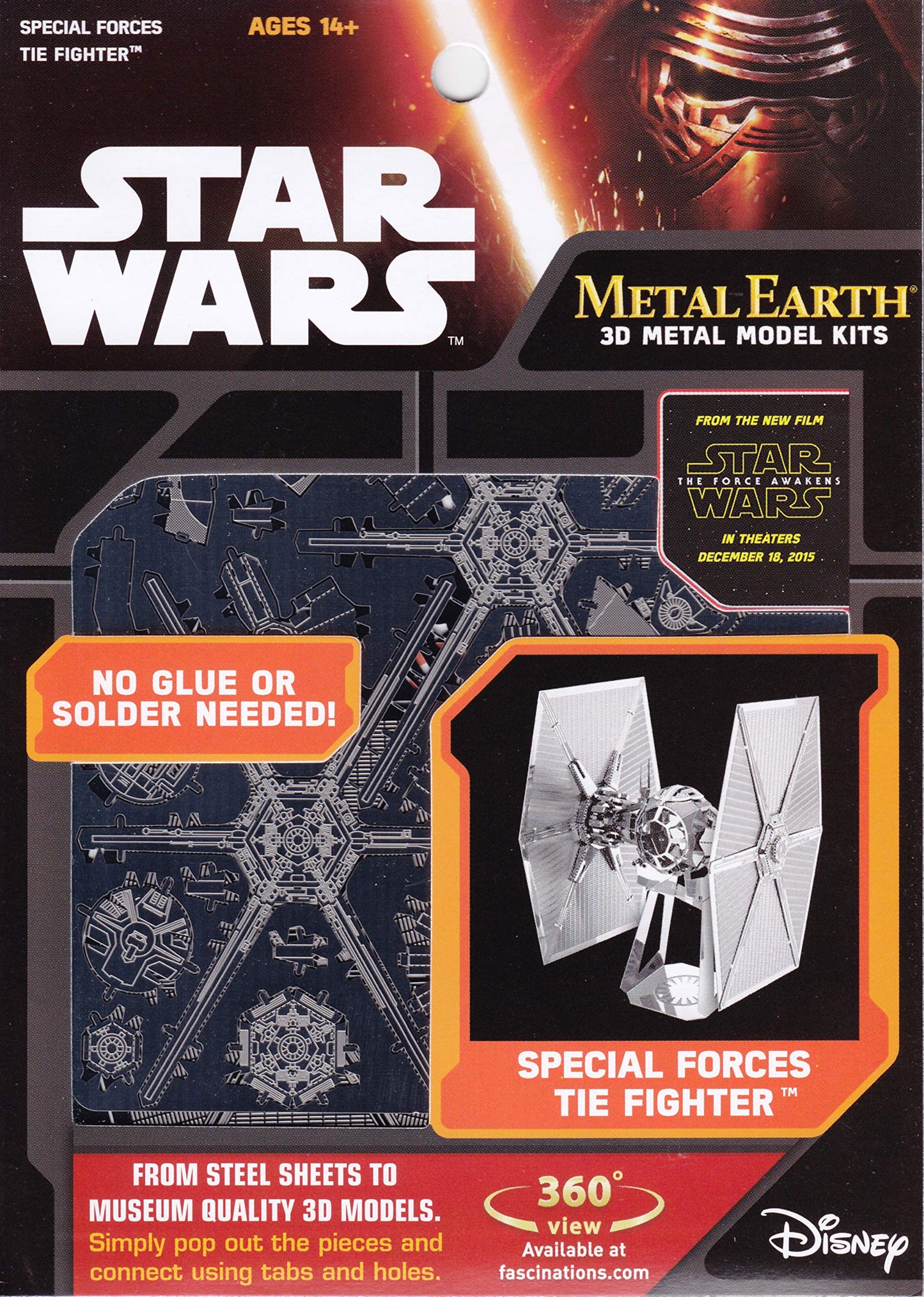 Tie Fighter Metal Earth - Star Wars