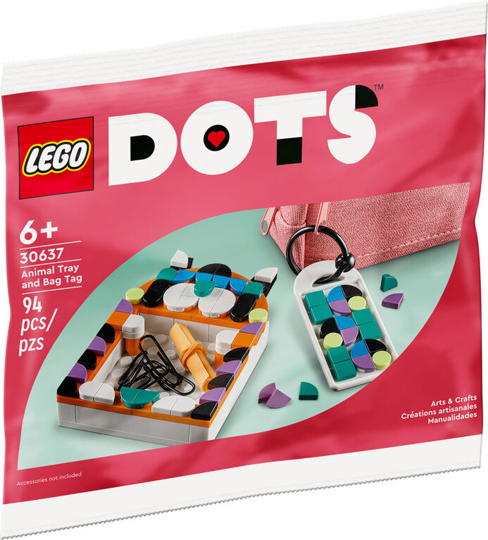 Lego Dots - Animal Tray and Bag Tag 30637
