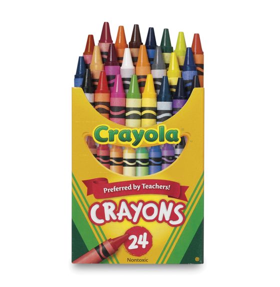 24 crayons de cire Crayola