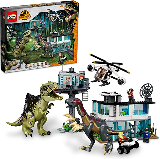Lego Jurassic World Attaque Giganotosaurus et Therizinosaurus