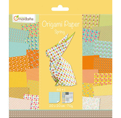 Papier origami - Printemps