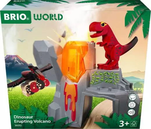 BRIO World Dinosaur Erupting Volcano