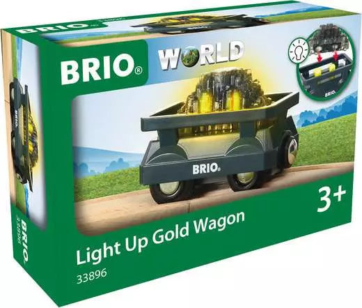 Wagon doré illumine Brio