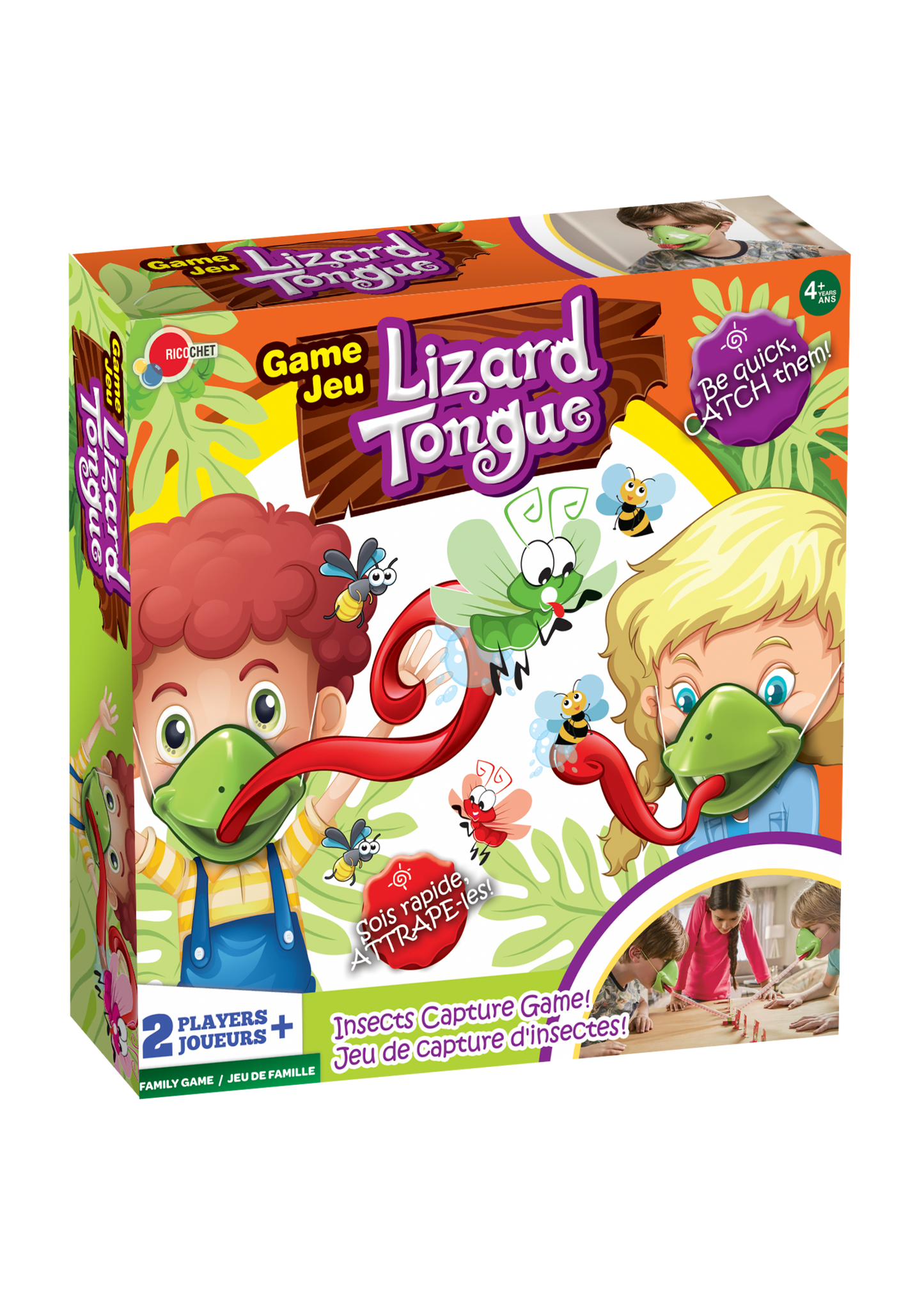 Lizard tongue game Ricochet