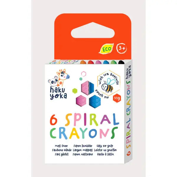 Haku Yoka Crayons spiral Playwell