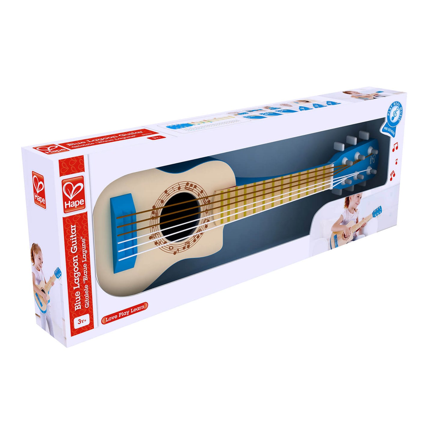 Blue ukulele