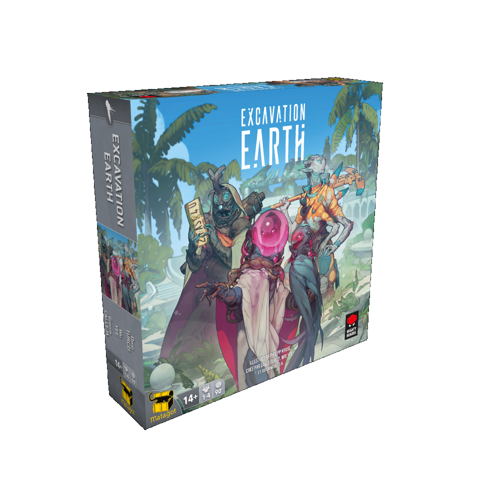 Excavation Earth game French version Matagot