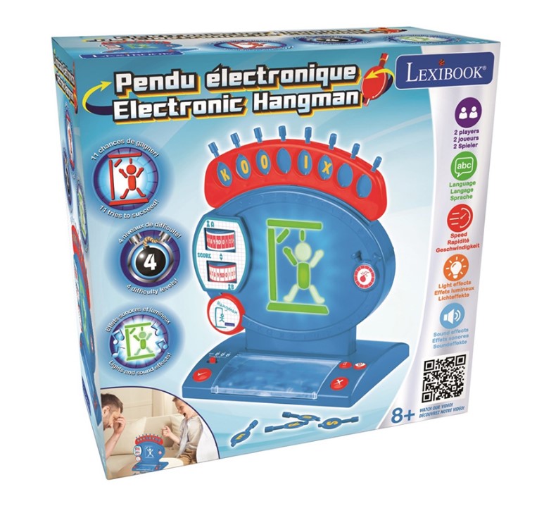 Lexibook - Electronic hangman game with sounds and lights - Multilingual version