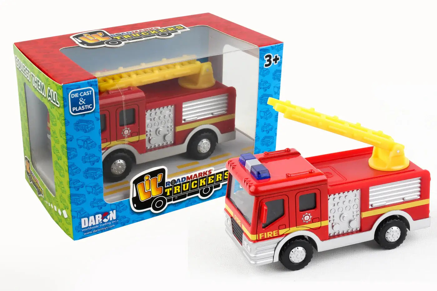 Camion pompiers avec échelle