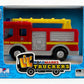 Camion pompiers avec échelle