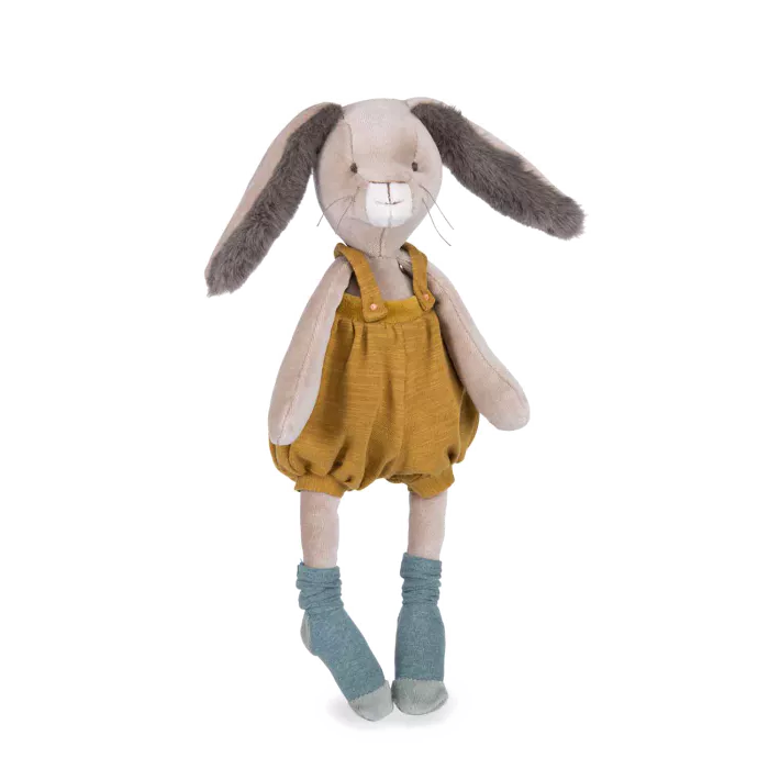 Ocher rabbit plush toy - Moulin Roty