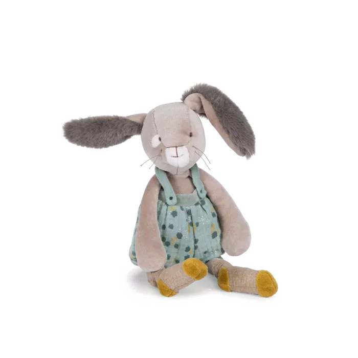 Sage rabbit plush toy - Moulin Roty